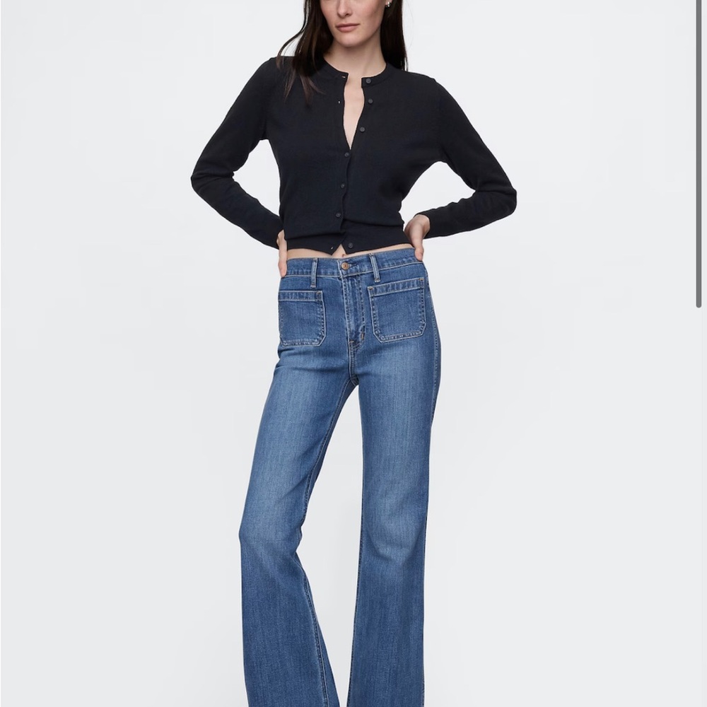 GAP 70s Flare High Rise Denim Jeans
